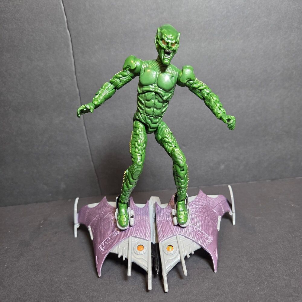 2007 Hasbro Spider-Man 3 Green Goblin 6" Sandman BAF Series w/ Glider